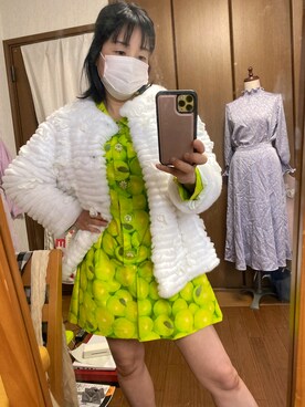 「MOONBAT（ムーンバット）のアイテム（その他アウター）」を使った、Misa【相互フォロー】さん（レディース・149cm）の冬コーディネート