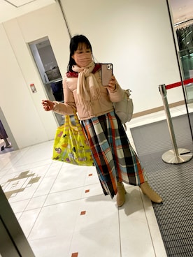「tocco closet（トッコ　クローゼット）のアイテム（ブーツ）」を使った、Misa【相互フォロー】さん（レディース・149cm）の冬コーディネート
