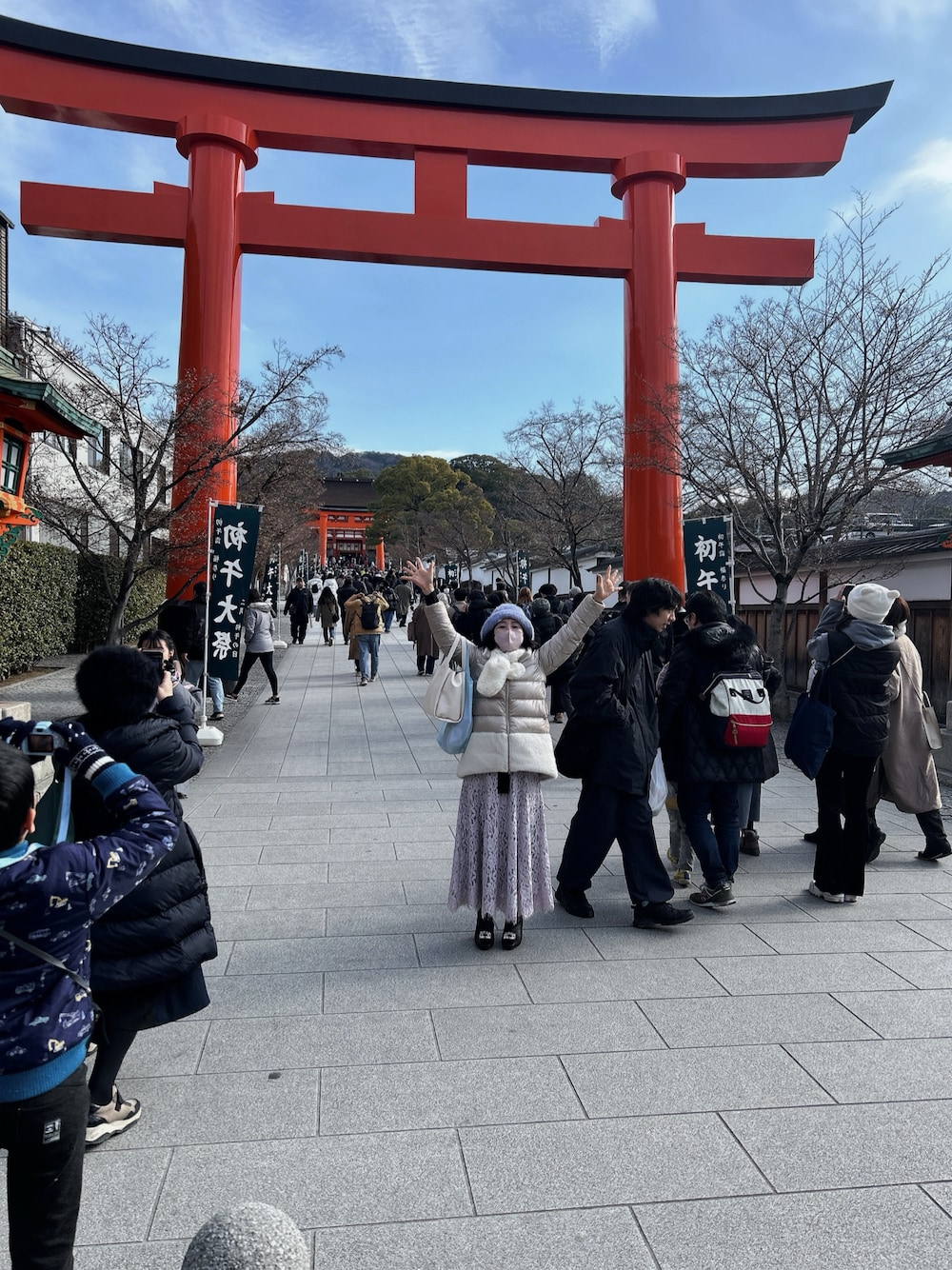 「冬、着回しコーデ、秋冬コーデ、ラフコーデ、冬を彩る色いろコーデ、低身長女子、オトナカジュアル」｜「HERNOの＜HERNO（ヘルノ）＞ULTRA LIGHT ハイブリット ダウンコート ■■■▲（ダウンジャケット/コート、ベージュ系）」を使った、Misa【相互フォロー】さん（レディース・149cm）の冬コーディネートの1枚目の写真