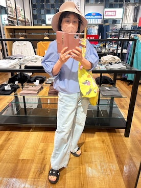 「無印良品（ムジルシリョウヒン）のアイテム」を使った、Misa【相互フォロー】さん（レディース・149cm・40代）の夏コーディネート
