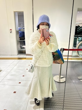 「tocco closet（トッコ　クローゼット）のアイテム（ブーツ）」を使った、Misa【相互フォロー】さん（レディース・149cm）の冬コーディネート