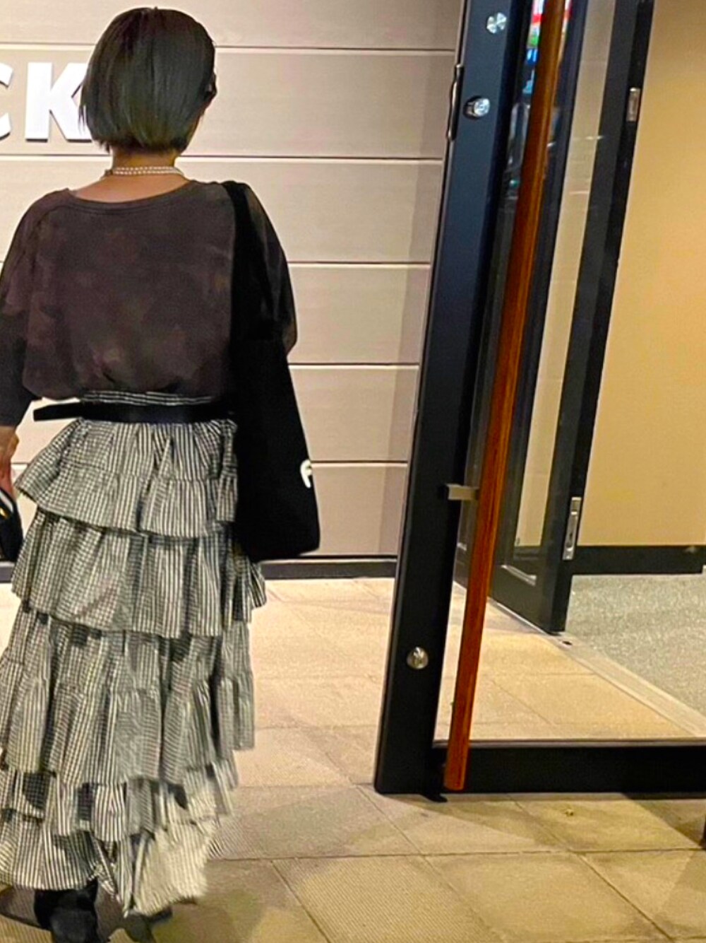「yuwのアイテム（スカート、その他）」を使った、rさん（レディース・150cm）の秋コーディネートの1枚目の写真