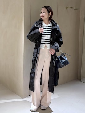 「ROPE'（ロペ）のアイテム」を使った、YUIさん（レディース・161cm）の冬コーディネート