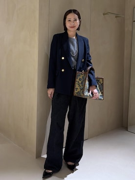「アイテム（ジャケット/アウター）」を使った、YUIさん（レディース・161cm・30代）の秋コーディネート