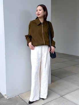 「ROPE'（ロペ）のアイテム」を使った、YUIさん（レディース・161cm）の冬コーディネート