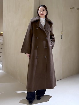 「ROPE'（ロペ）のアイテム」を使った、YUIさん（レディース・161cm）の冬コーディネート