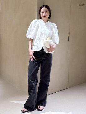 「ストレート」｜YUIさん（レディース・161cm）の夏コーディネート