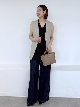 YUIさん（レディース・161cm）の春コーディネート