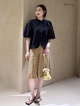 「ROPE'（ロペ）のアイテム」を使った、YUIさん（レディース・161cm）の夏コーディネート