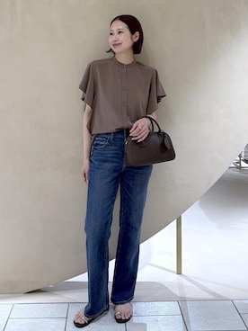 「ストレート」｜YUIさん（レディース・161cm）の夏コーディネート