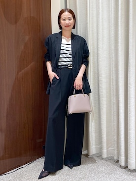 「ROPE'（ロペ）のポインテッドシアーパンプス（パンプス）」を使った、YUIさん（レディース・161cm・30代）の夏コーディネート