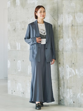 「アイテム（ジャケット/アウター）」を使った、YUIさん（レディース・161cm・30代）の夏コーディネート