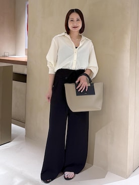 「E'POR（エポール）のアイテム（トートバッグ）」を使った、YUIさん（レディース・161cm）の春コーディネート