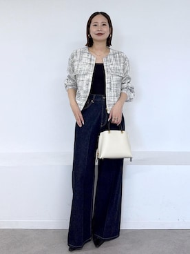 「ROPE'（ロペ）のアイテム」を使った、YUIさん（レディース・161cm）の冬コーディネート