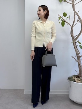 「ROPE'（ロペ）のアイテム」を使った、YUIさん（レディース・161cm）の冬コーディネート