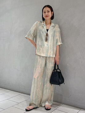 「ワンハンドル」｜「アイテム（サンダル）」を使った、YUIさん（レディース・161cm）の夏コーディネート