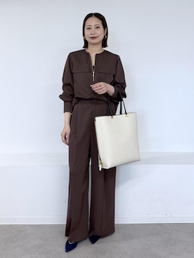 「ROPE'（ロペ）のアイテム」を使った、YUIさん（レディース・161cm）の冬コーディネート