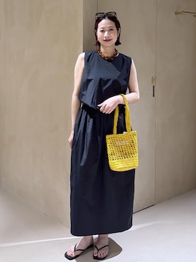 「ROPE'（ロペ）のアイテム」を使った、YUIさん（レディース・161cm）の夏コーディネート