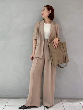 「ROPE'（ロペ）のアイテム」を使った、YUIさん（レディース・161cm）の春コーディネート