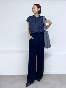 「ROPE'（ロペ）のアイテム」を使った、YUIさん（レディース・161cm）の春コーディネート