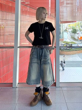 「NOT4NERD（ノットフォーナード）のアイテム」を使った、ARisaさん（レディース・155cm）の春コーディネート