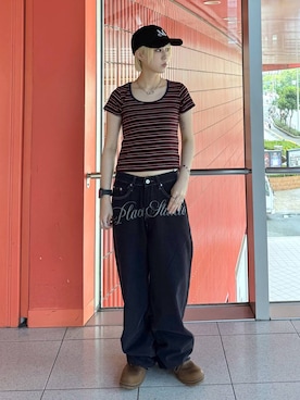 「PLACE STUDIO（プレイススタジオ）のアイテム」を使った、ARisaさん（レディース・155cm）の夏コーディネート