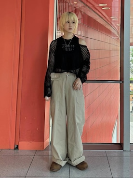 「アイテム（パンツ）」を使った、ARisaさん（レディース・155cm・20代）の秋コーディネート