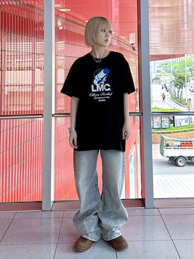 「LMCのアイテム」を使った、ARisaさん（レディース・155cm）の春コーディネート