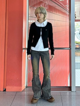 「3.3 Field Trip （3.3フィールドトリップ）のアイテム」を使った、ARisaさん（レディース・155cm）の冬コーディネート