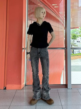 ARisaさん（レディース・155cm）の春コーディネート