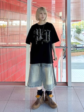 「NOT4NERD（ノットフォーナード）のアイテム」を使った、ARisaさん（レディース・155cm）の春コーディネート