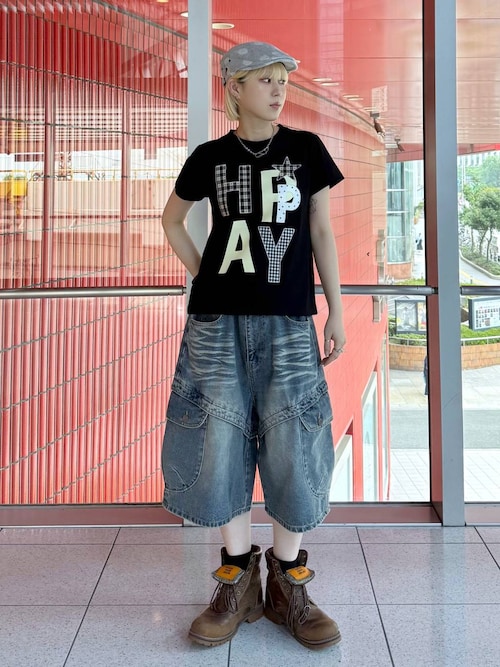 UNISEX】Wai Kei／ハッピーパッチワークT（Tシャツ/カットソー