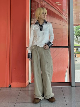 「アイテム（パンツ）」を使った、ARisaさん（レディース・155cm・20代）の秋コーディネート