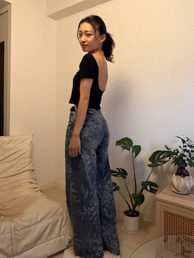 「ampm（エーエムピーエム）のアイテム」を使った、kimieさん（レディース・152cm）の夏コーディネート