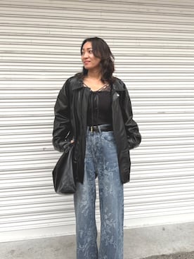 「ampm（エーエムピーエム）のアイテム」を使った、kimieさん（レディース・152cm）の春コーディネート