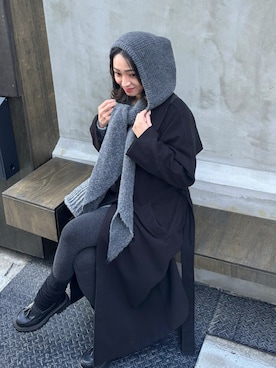 「ampm（エーエムピーエム）のアイテム」を使った、kimieさん（レディース・152cm）の冬コーディネート