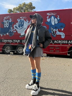 「ampm（エーエムピーエム）のアイテム」を使った、kimieさん（レディース・152cm）の春コーディネート