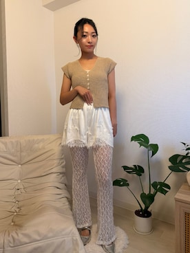 「ampm（エーエムピーエム）のアイテム」を使った、kimieさん（レディース・152cm）の夏コーディネート