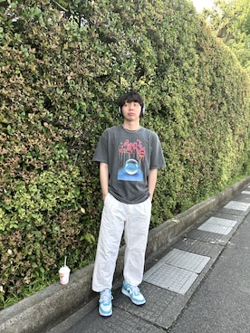 「JOINT WORKS（ジョイントワークス）のアイテム」を使った、中野隼さん（メンズ・177cm）の夏コーディネート