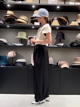 「Chapeau d' O（シャポードオー）のアイテム」を使った、nanamiさん（レディース・162cm）の夏コーディネート