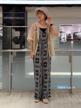 「Chapeau d' O（シャポードオー）のアイテム」を使った、nanamior0118さん（レディース・162cm）の夏コーディネート
