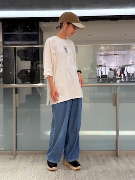 「FILA（フィラ）のアイテム」を使った、nanamior0118さん（レディース・162cm）の夏コーディネート