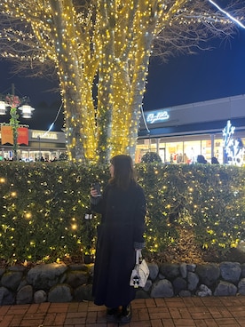 「Samansa Mos2（サマンサ モスモス）のアイテム（その他アウター）」を使った、ぴさん（レディース・151cm）の冬コーディネート