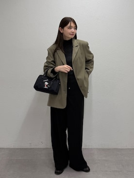 「russet（ラシット）のアイテム」を使った、kanaさん（レディース・168cm）の秋コーディネート