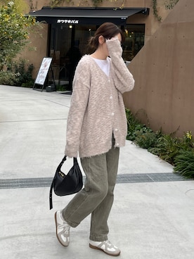 「Chaco closet（チャコ クローゼット）のアイテム（カーディガン/ボレロ）」を使った、kanaさん（レディース・168cm）の冬コーディネート