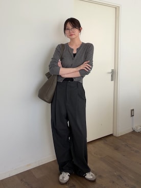 「russet（ラシット）のアイテム（ショルダーバッグ）」を使った、kanaさん（レディース・168cm）の秋コーディネート
