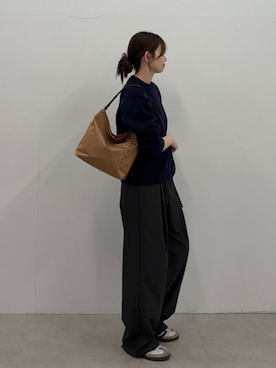 「russet（ラシット）のアイテム（ショルダーバッグ）」を使った、kanaさん（レディース・168cm）の秋コーディネート