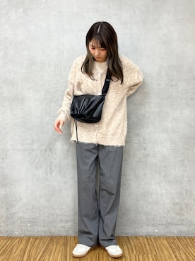 「Chaco closet（チャコ クローゼット）のアイテム（カーディガン/ボレロ）」を使った、kanaさん（レディース・168cm）の冬コーディネート