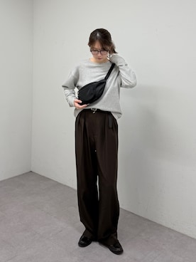 「russet（ラシット）のアイテム」を使った、kanaさん（レディース・168cm）の秋コーディネート