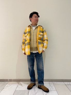 「DIESEL（ディーゼル）のアイテム（ブルゾン）」を使った、Takahiko Taoさん（メンズ・172cm）の秋コーディネート